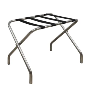 Porta valigia in acciaio cromato