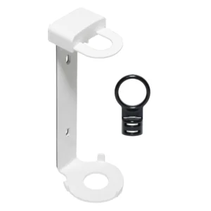 Supporto a muro in acciaio bianco per dispenser Refill